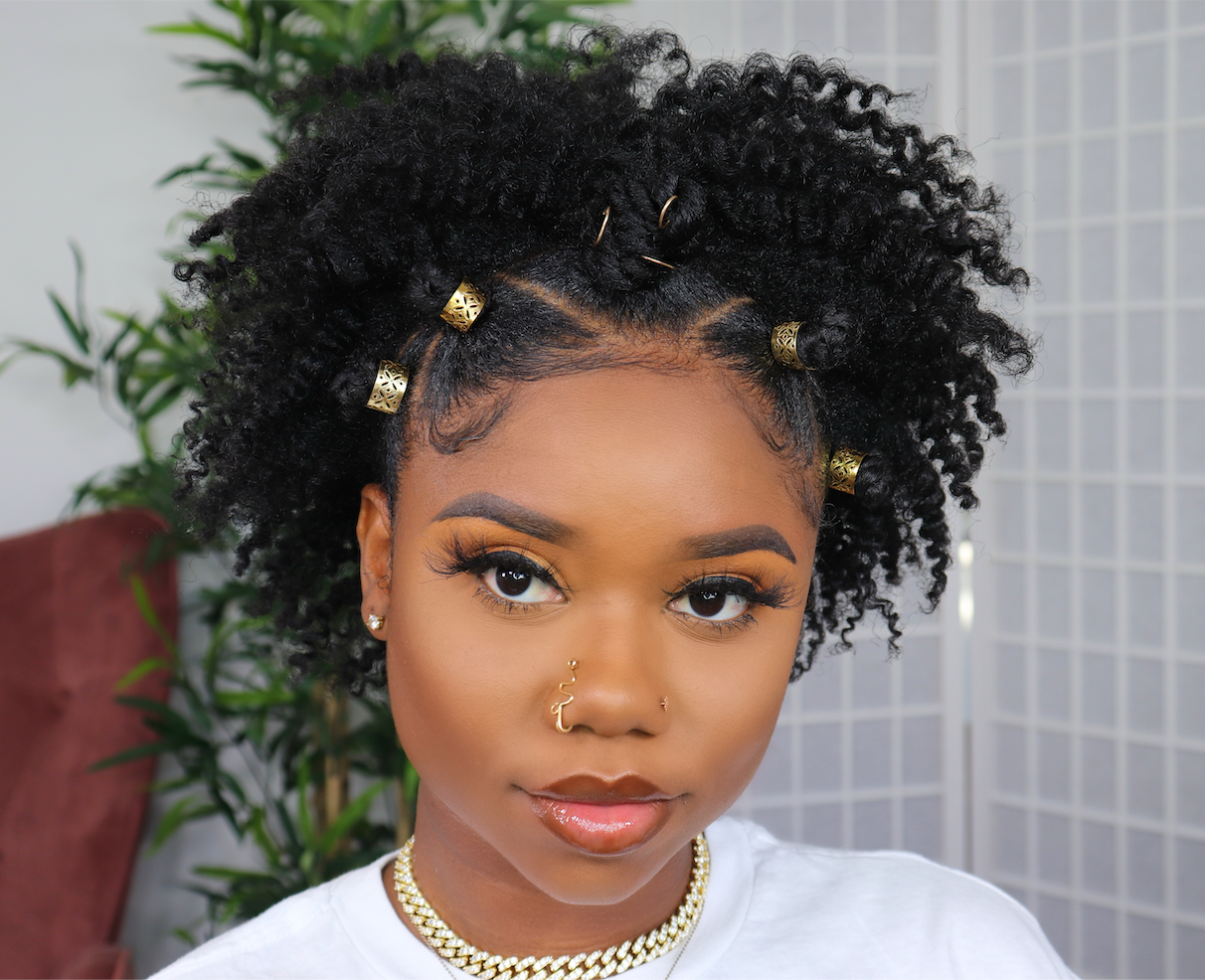 try new natural hairstyles for my short/awkward length🥹 #fy #naturalh... |  TikTok